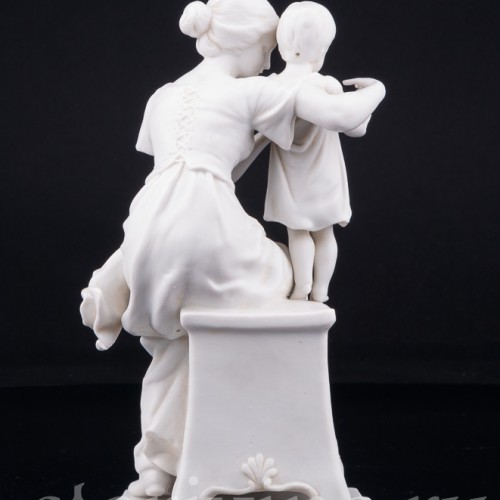 Старинная фарфоровая композиция "Первая книга", Scheibe-Alsbach, Германия, нач. 20 в.