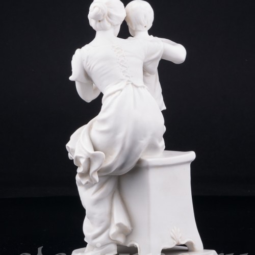 Старинная фарфоровая композиция "Первая книга", Scheibe-Alsbach, Германия, нач. 20 в.