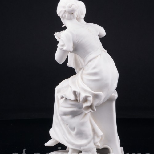 Старинная фарфоровая композиция "Первая книга", Scheibe-Alsbach, Германия, нач. 20 в.