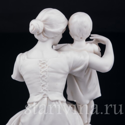 Старинная фарфоровая композиция "Первая книга", Scheibe-Alsbach, Германия, нач. 20 в.