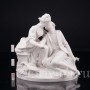 "Нежный поцелуй", романтическая пара, Sevres, Франция, 1921 г