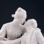 "Нежный поцелуй", романтическая пара, Sevres, Франция, 1921 г