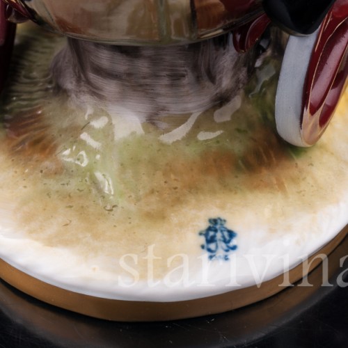 Пара на бричке, кружевная, Volkstedt, Германия, вт. пол. 20 в