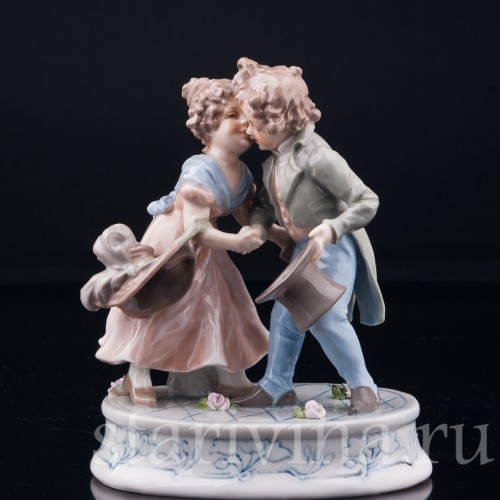 Поцелуй, Karl Ens, Германия, кон. 19 - нач. 20 вв