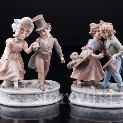 Поцелуй, Karl Ens, Германия, кон. 19 - нач. 20 вв