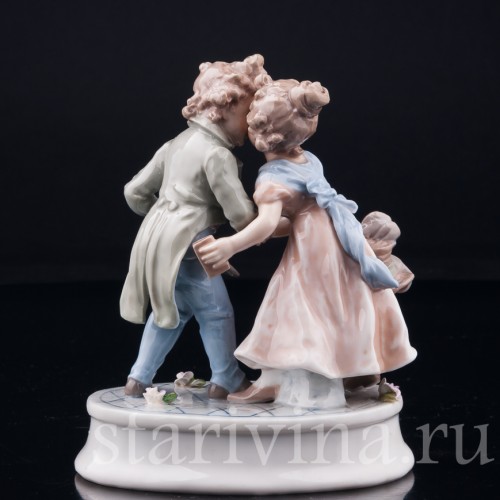 Поцелуй, Karl Ens, Германия, кон. 19 - нач. 20 вв