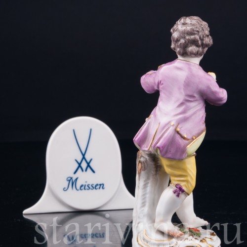 Мальчик с корзиной цветов, Meissen, Германия, 1965 г