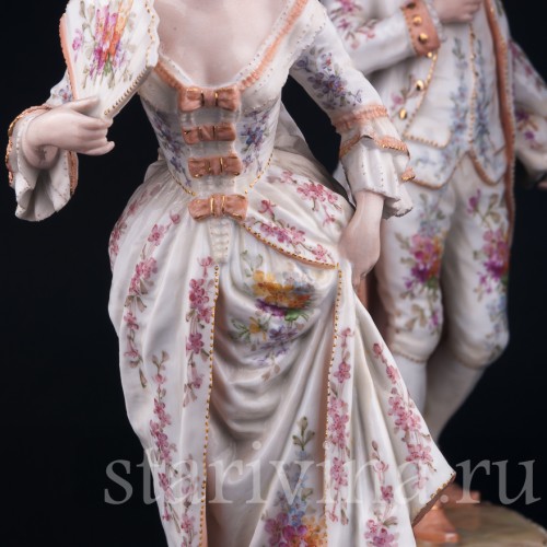 Галантная пара, Германия, 19 в