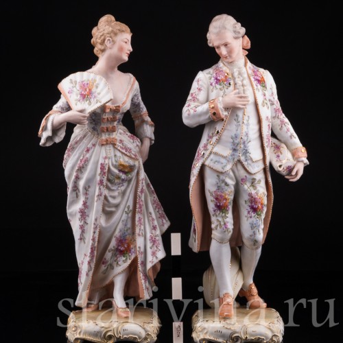 Галантная пара, Германия, 19 в