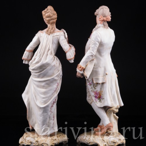 Галантная пара, Германия, 19 в