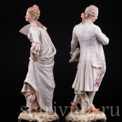 Галантная пара, Германия, 19 в