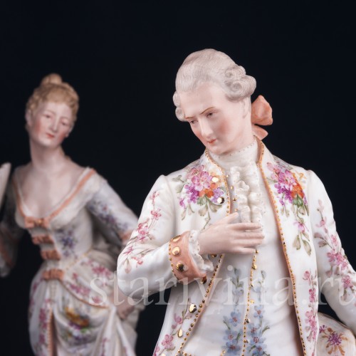 Галантная пара, Германия, 19 в