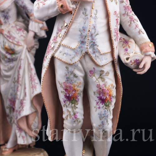 Галантная пара, Германия, 19 в