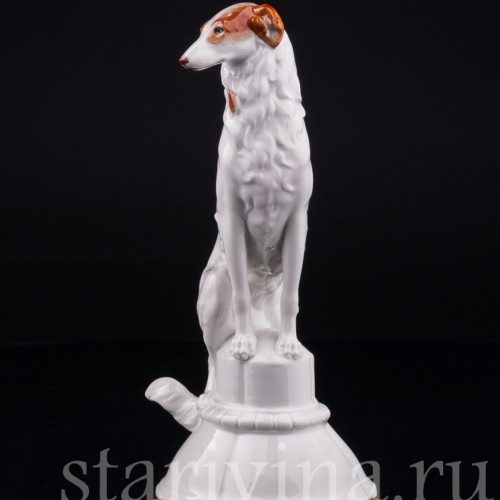 Борзая на пьедестале, Hertwig & Co, Германия, 1920-30 гг