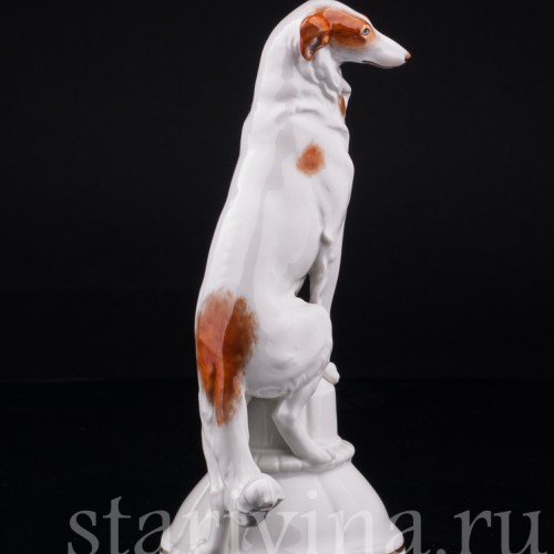 Борзая на пьедестале, Hertwig & Co, Германия, 1920-30 гг