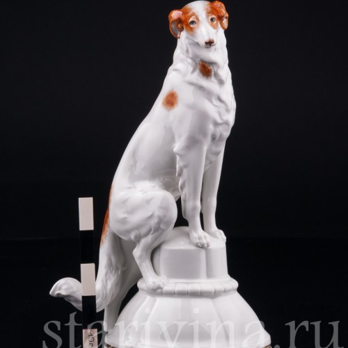 Борзая на пьедестале, Hertwig & Co, Германия, 1920-30 гг