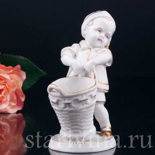 Малыш с корзиной, Hertwig & Co, Германия, 1921 г