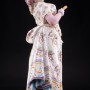 Фарфорвая статуэтка Дама в шляпке с веером, Франция, 19 в.