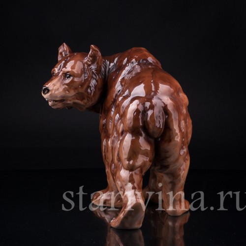 Медведь, Royal Dux, Чехия, пер. пол. 20 в