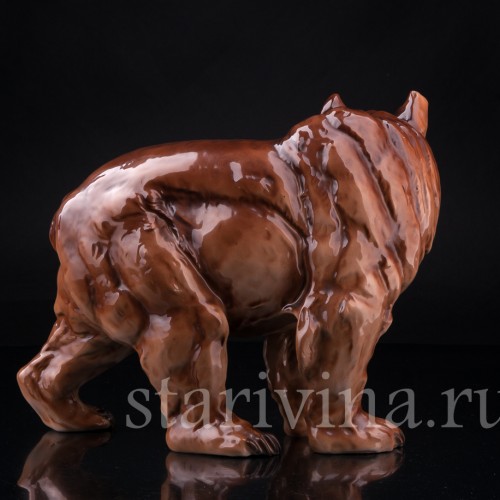 Медведь, Royal Dux, Чехия, пер. пол. 20 в