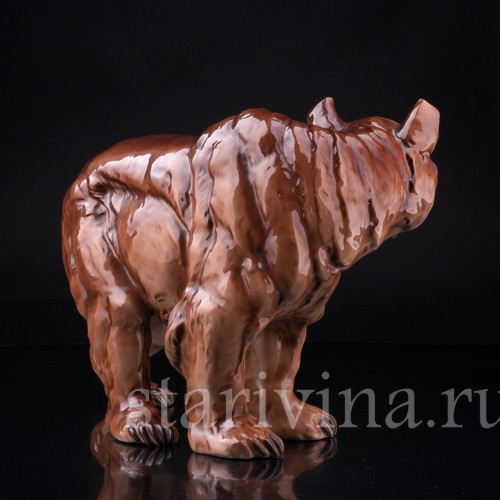 Медведь, Royal Dux, Чехия, пер. пол. 20 в