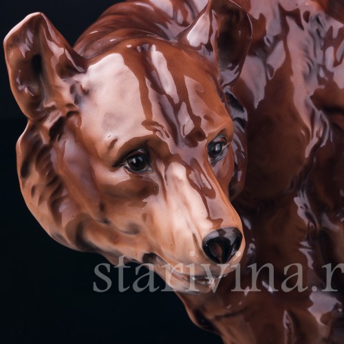 Медведь, Royal Dux, Чехия, пер. пол. 20 в