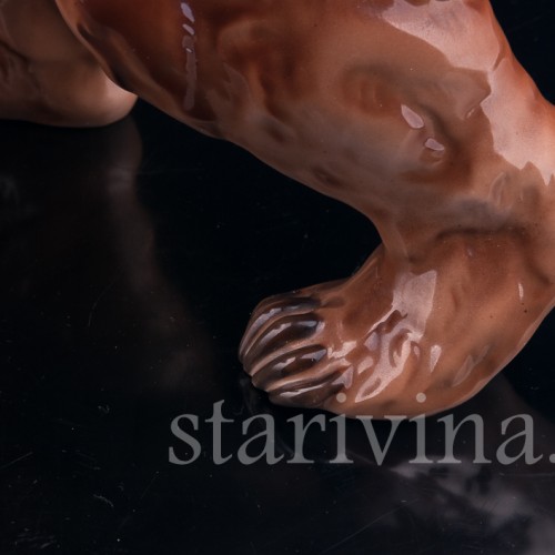 Медведь, Royal Dux, Чехия, пер. пол. 20 в