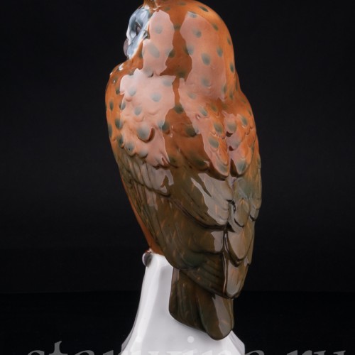 Фигурка птицы из фарфора Ушастая сова, Goebel, Германия, 1923-49 гг.