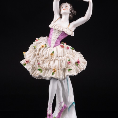 Балерина, кружевная, Volkstedt, Германия, до 1935 г