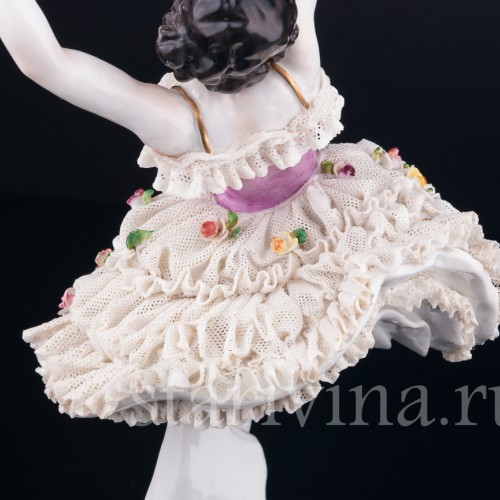 Балерина, кружевная, Volkstedt, Германия, до 1935 г
