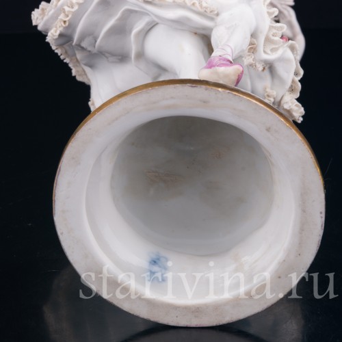 Балерина, кружевная, Volkstedt, Германия, до 1935 г