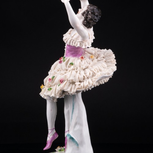 Балерина, кружевная, Volkstedt, Германия, до 1935 г