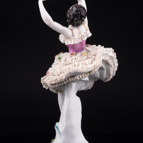 Балерина, кружевная, Volkstedt, Германия, до 1935 г