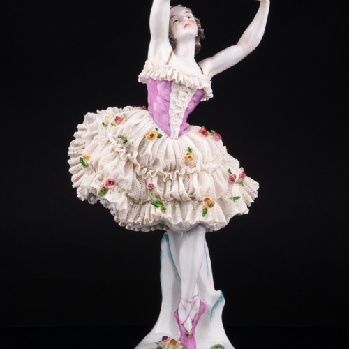 Балерина, кружевная, Volkstedt, Германия, до 1935 г