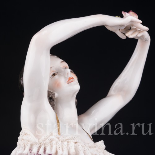 Балерина, кружевная, Volkstedt, Германия, до 1935 г