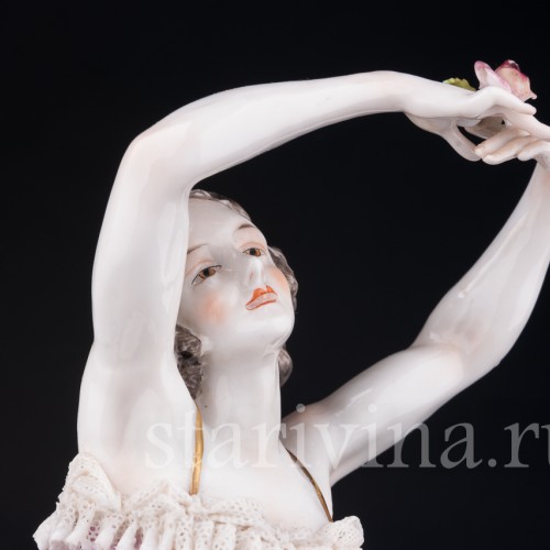 Балерина, кружевная, Volkstedt, Германия, до 1935 г