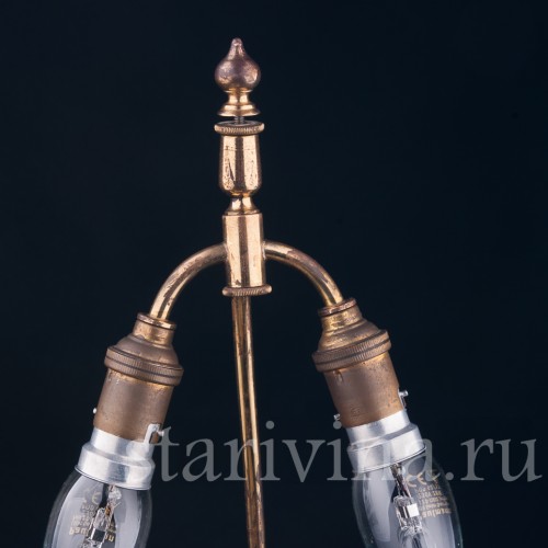 Пасторальная пара, лампа, Volkstedt, Германия, сер. 20 в