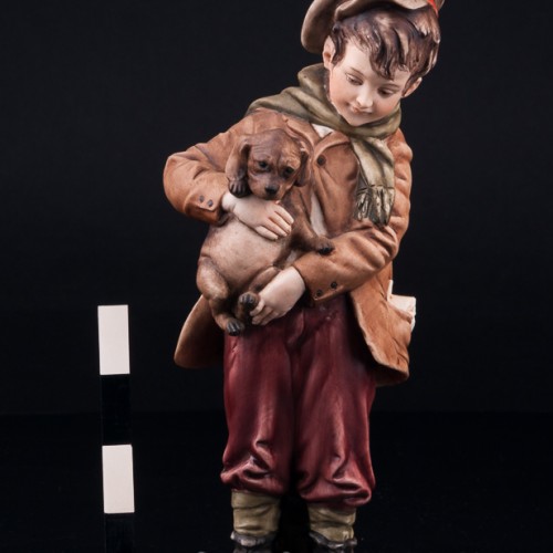 Мальчик со щенком, Bruno Merli, Италия, сер. 20 в