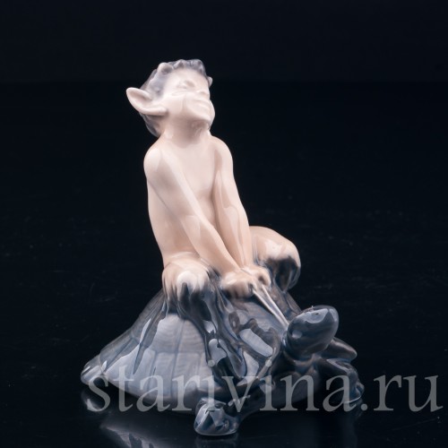 Фавн на черепахе, Royal Copenhagen, Дания