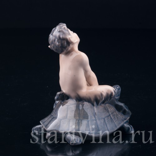 Фавн на черепахе, Royal Copenhagen, Дания