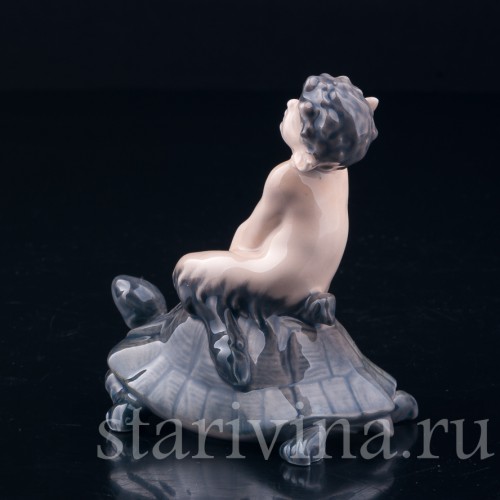 Фавн на черепахе, Royal Copenhagen, Дания