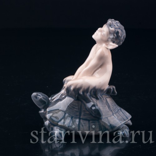 Фавн на черепахе, Royal Copenhagen, Дания