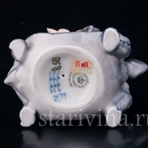 Фавн на черепахе, Royal Copenhagen, Дания