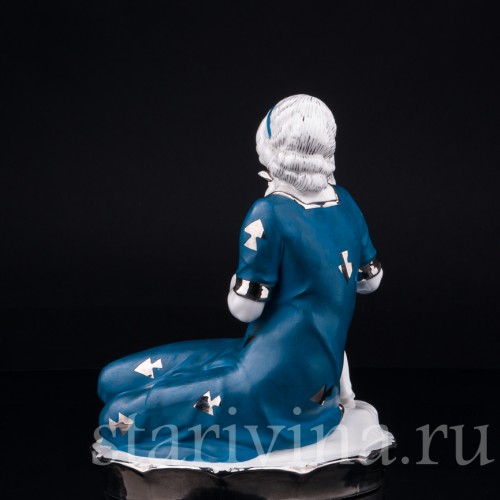 "Смотри, бабочка!", мама с малышом, Hertwig & Co, Германия, 1920-30 гг