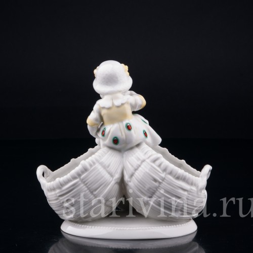 Девочка и котенок, Hertwig & Co, Германия, 1920-30 гг