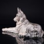 Статуэтка собаки из фарфора Овчарка, Von Schierholz, Германия, 1930 гг.