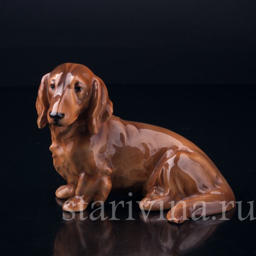 Длинношерстная такса, Keramos, Австрия, 1920-40 гг