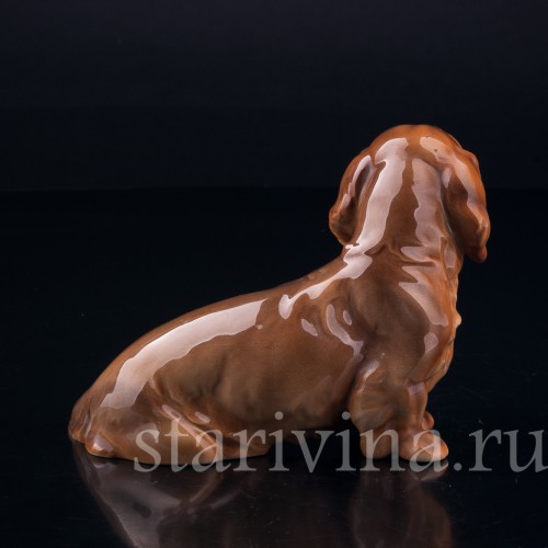 Длинношерстная такса, Keramos, Австрия, 1920-40 гг