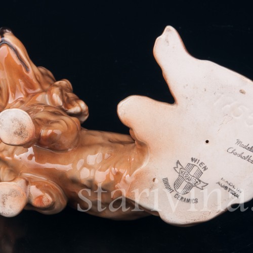 Длинношерстная такса, Keramos, Австрия, 1920-40 гг