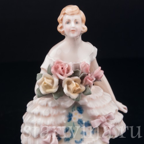 Балерина с букетом, Karl Ens, Германия, 1920-30 гг